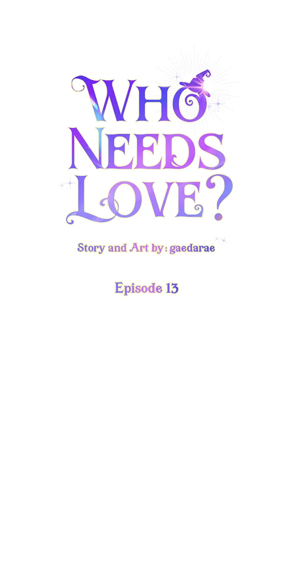Who Needs Love? Chapter 13 - page 4