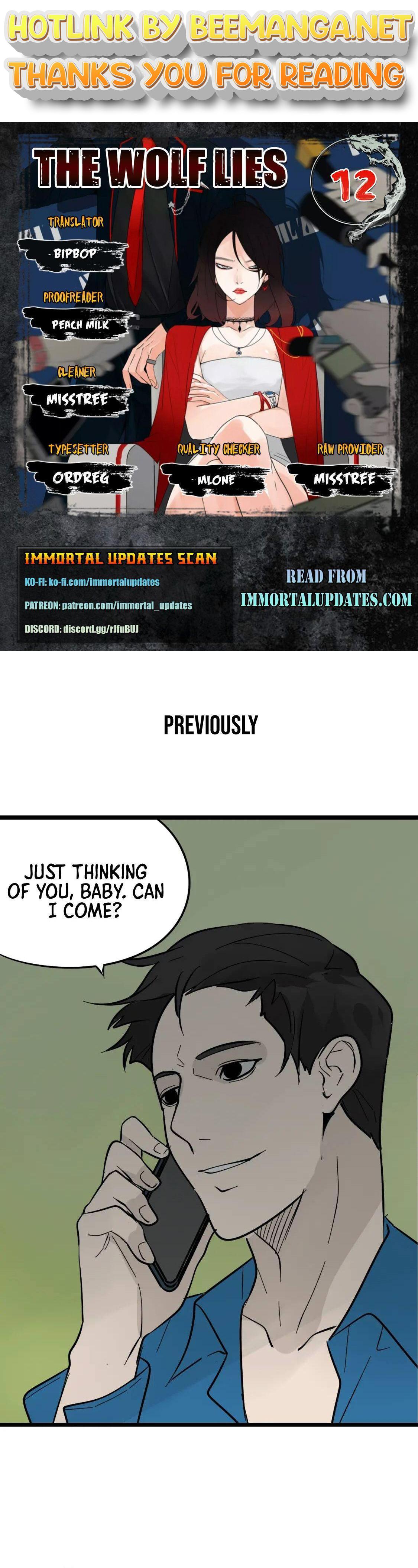 The Wolf Lies Chapter 12 - page 1