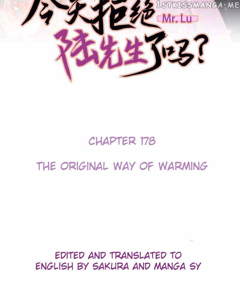 Did You Reject Mr.Lu Today? Chapter 178 - page 2