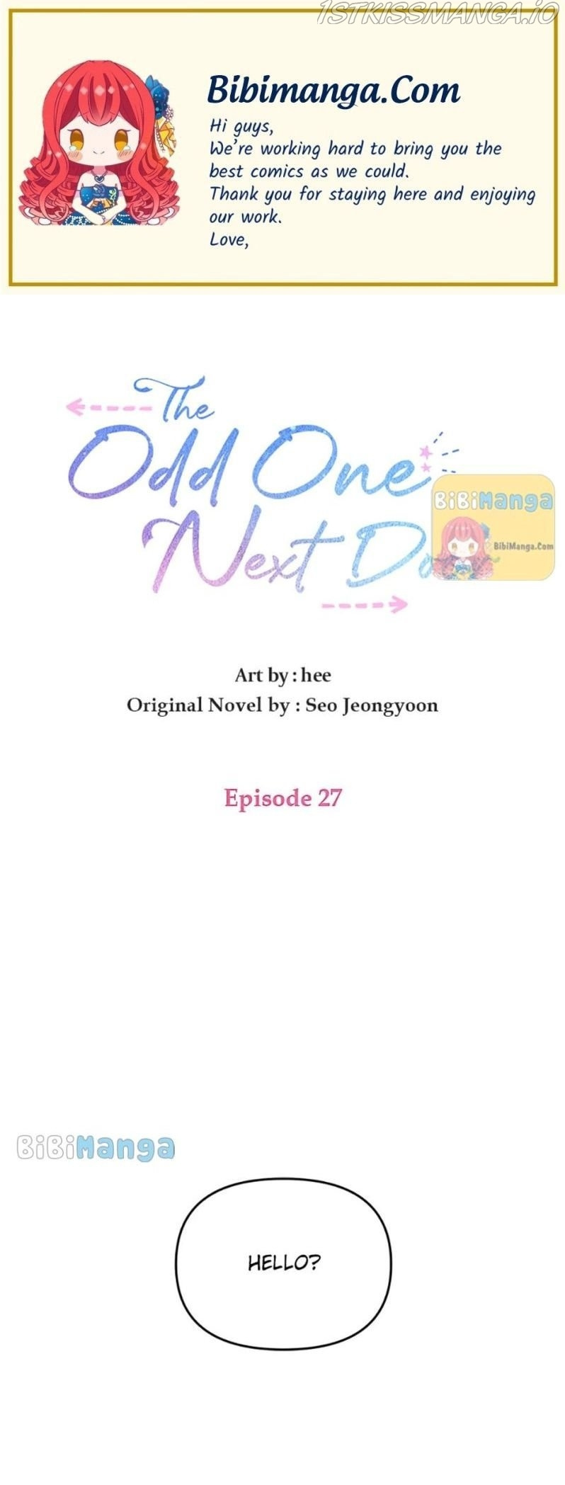 The Odd One Next Door chapter 27 - page 1
