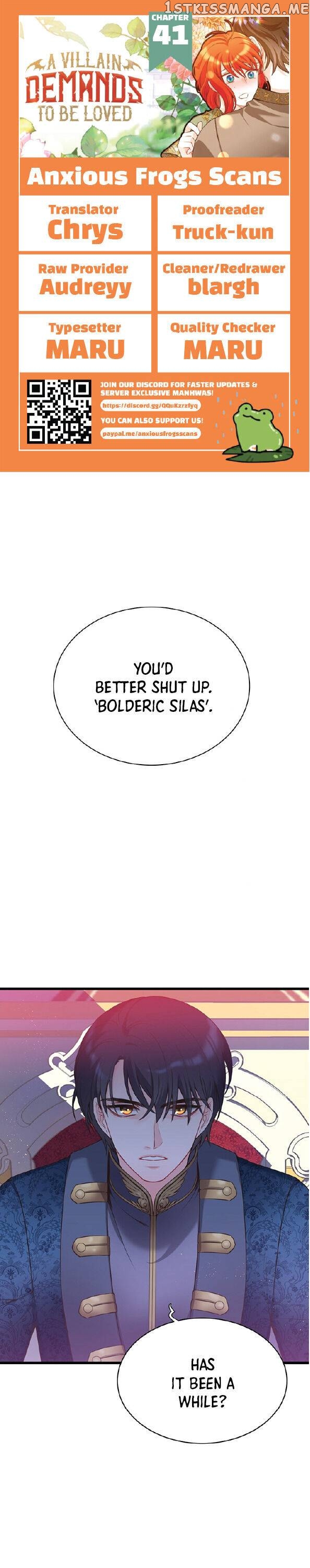The Villain Demands I Love Him chapter 41 - page 1
