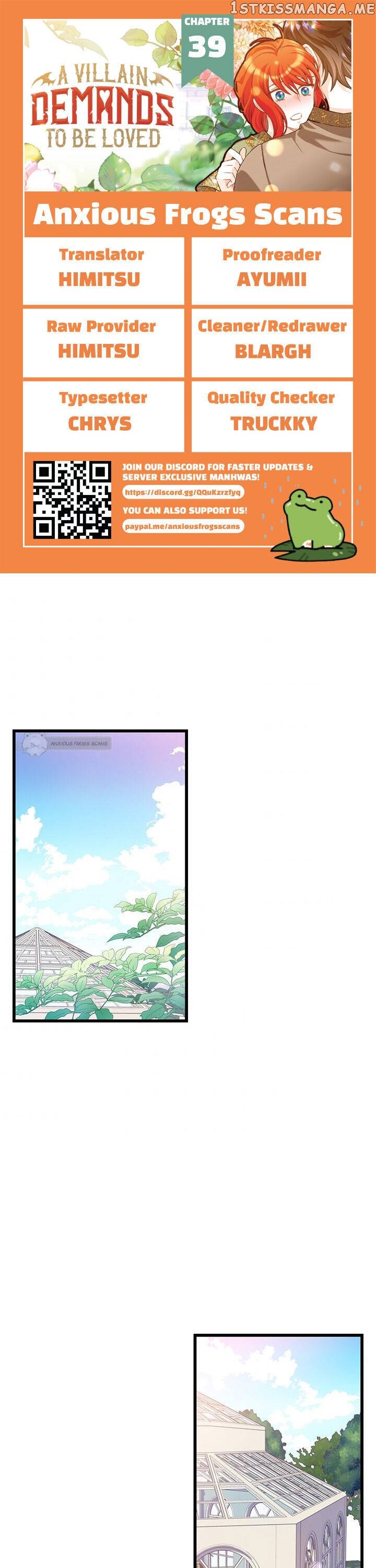 The Villain Demands I Love Him chapter 39 - page 1