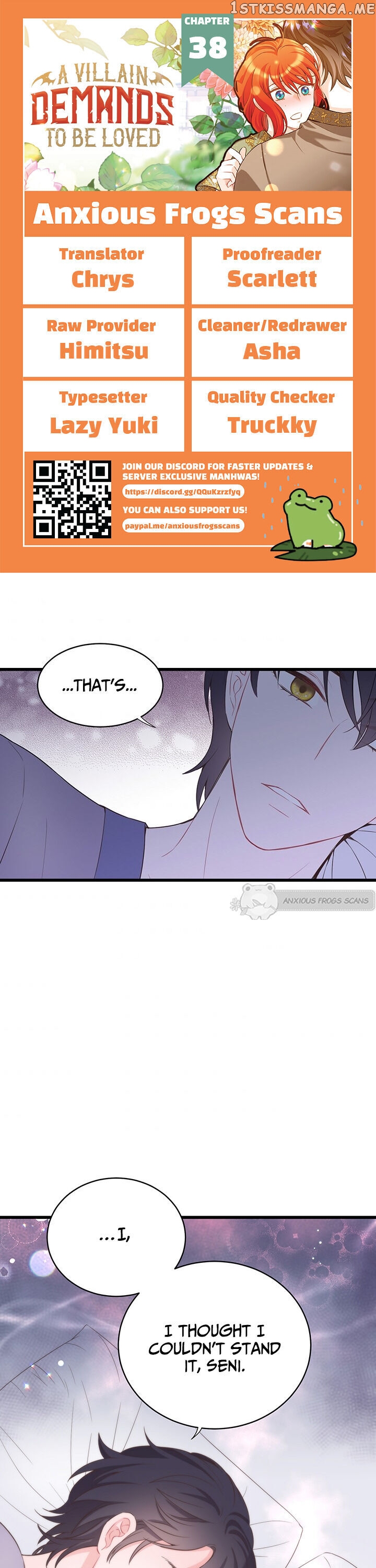 The Villain Demands I Love Him chapter 38 - page 1