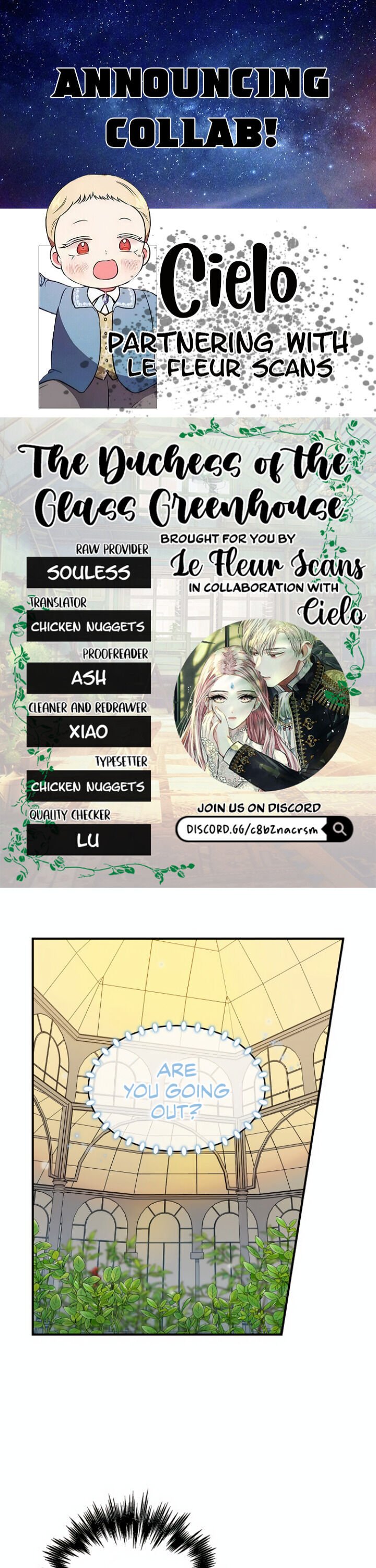 The Duchess of the Glass Greenhouse Chapter 7 - page 1