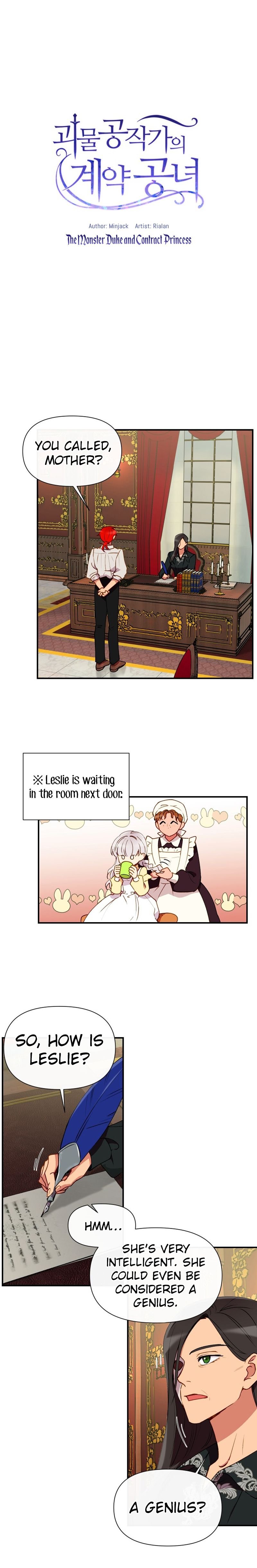 The Monster Duchess and Contract Princess Chapter 25 - page 1