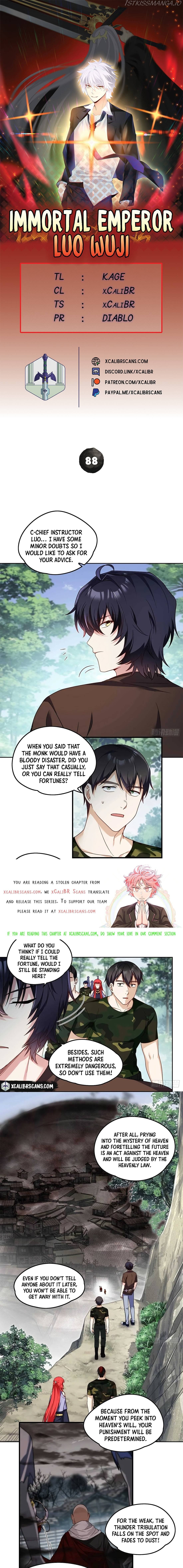 The Immortal Emperor Luo Wuji has returned chapter 88 - page 1