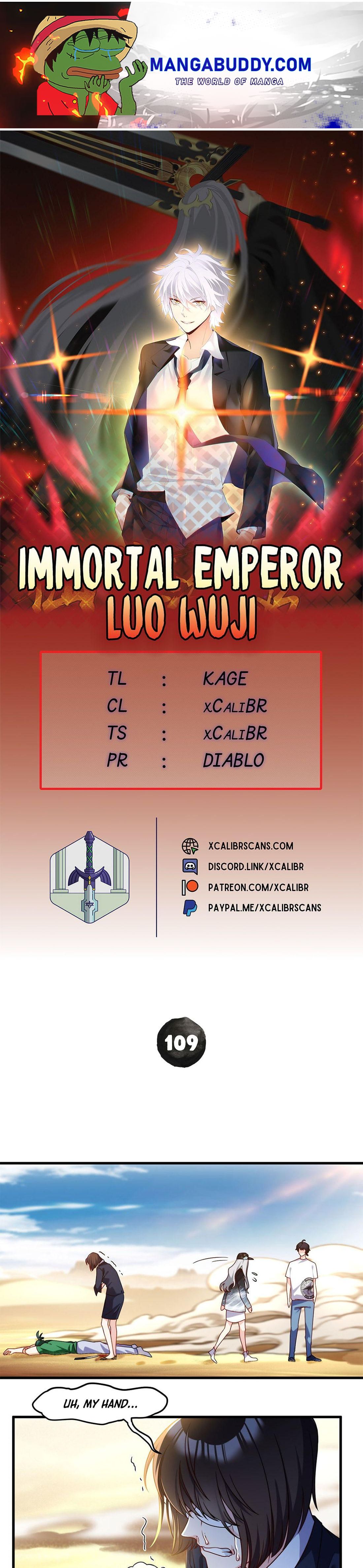 The Immortal Emperor Luo Wuji has returned chapter 109 - page 1