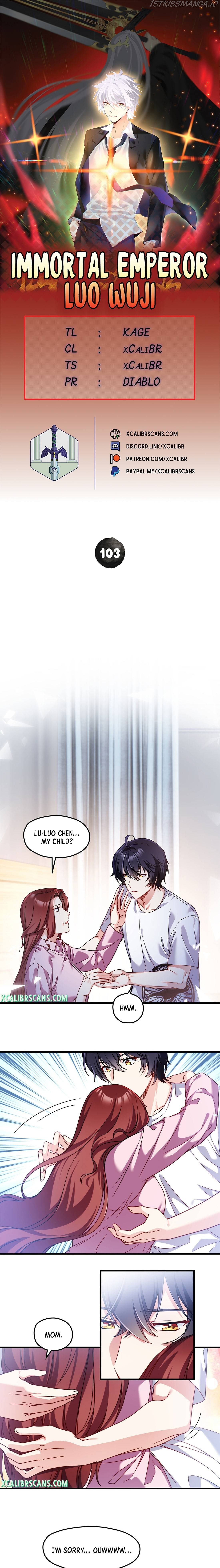 The Immortal Emperor Luo Wuji has returned chapter 103 - page 1