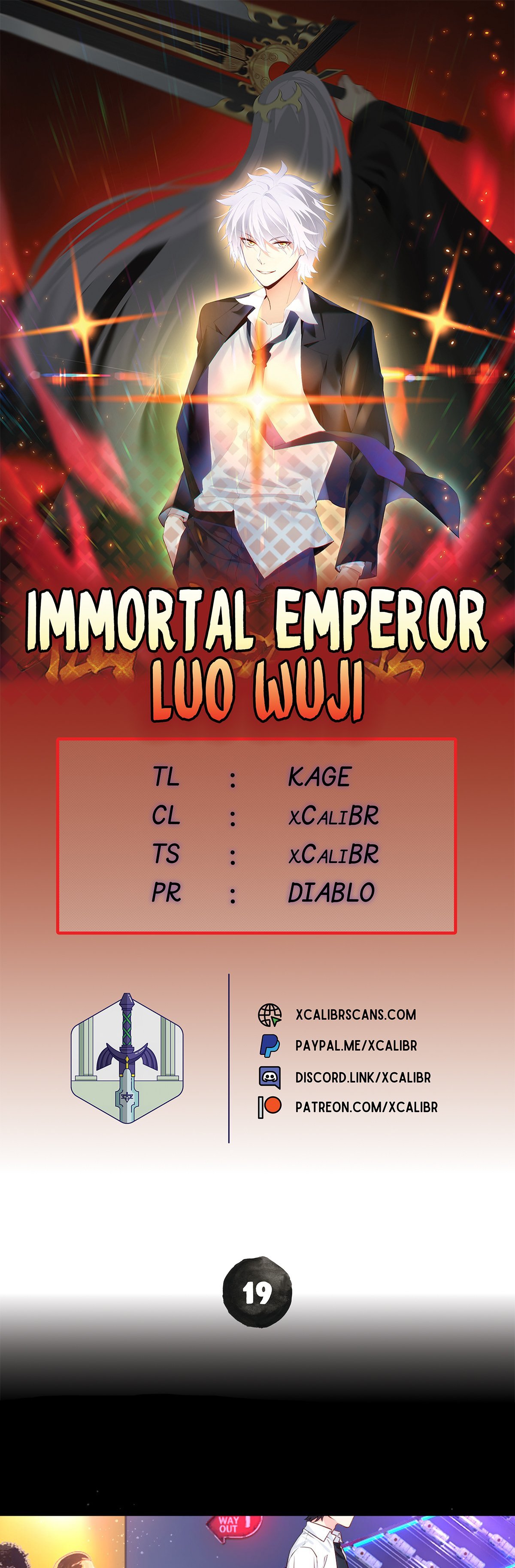 The Immortal Emperor Luo Wuji has returned chapter 19 - page 1