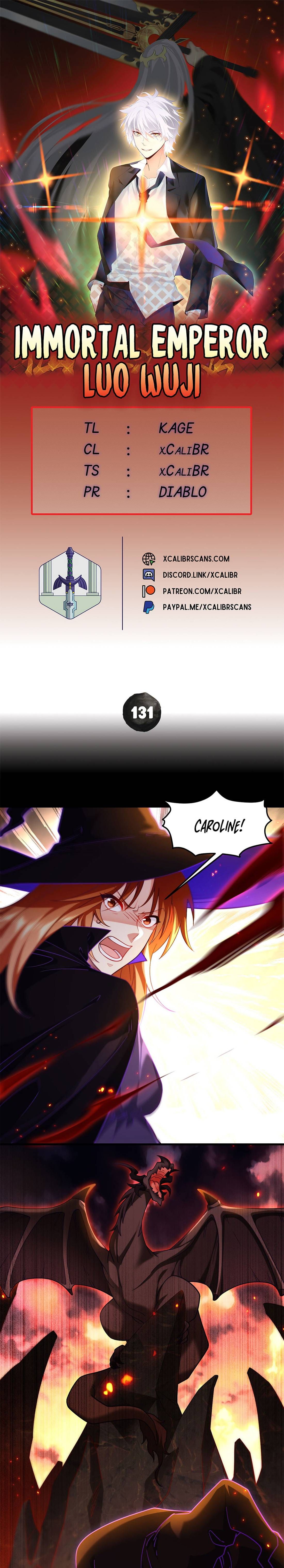 The Immortal Emperor Luo Wuji has returned chapter 131 - page 1