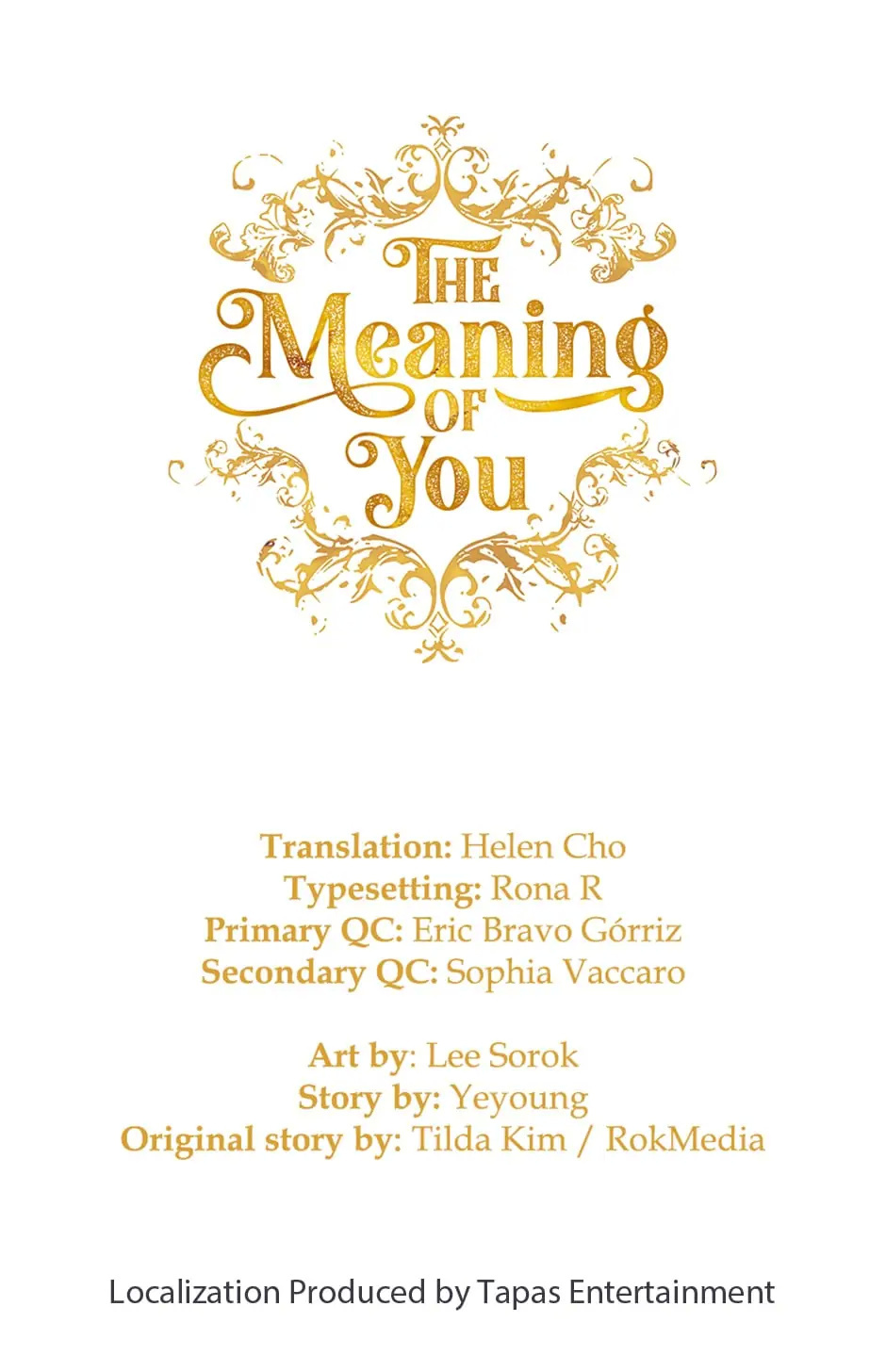 The Meaning of You chapter 77 - page 1