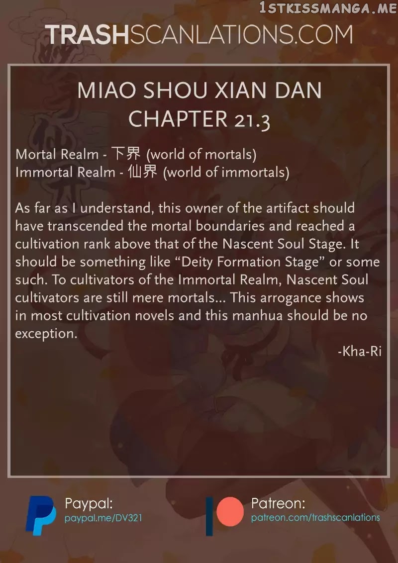 Miao Shou Xian Dan chapter 21.3 - page 7