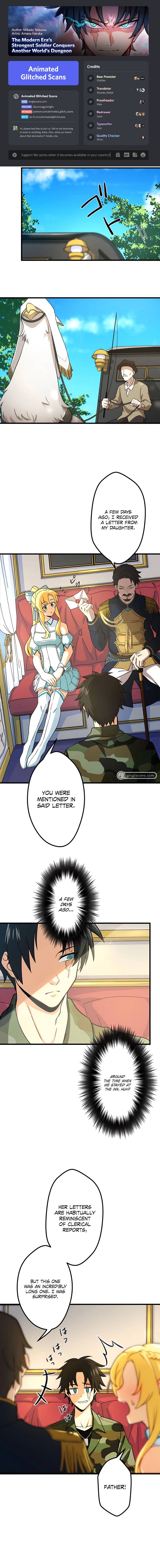 The modern era’s strongest soldier conquers another world’s dungeon Chapter 11 - page 1