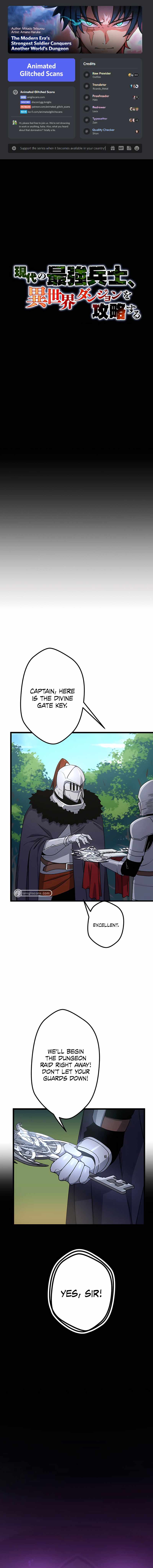 The modern era’s strongest soldier conquers another world’s dungeon Chapter 19 - page 1
