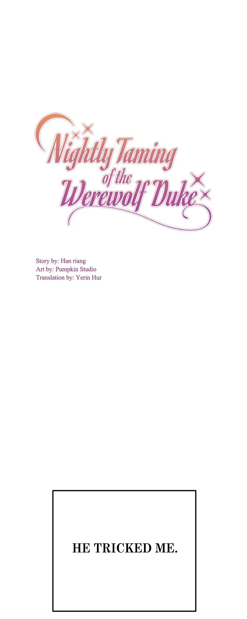 Nightly Taming of the Werewolf Duke Chapter 4 - page 1