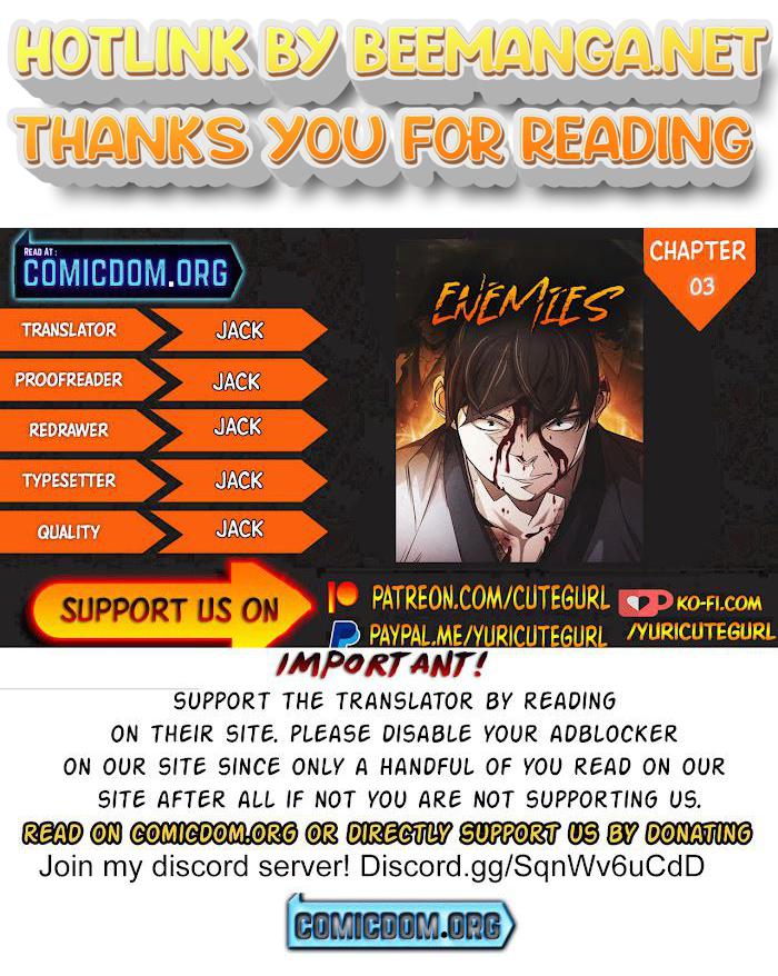 Enemies – Manga Chapter 4 - page 1