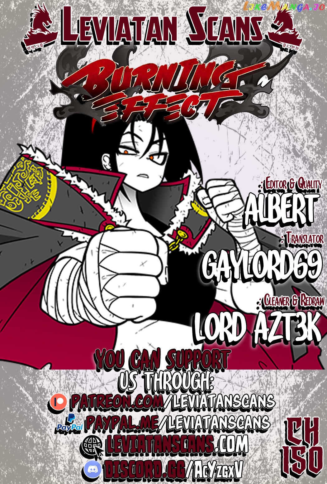Burning Effect chapter 150 - page 1