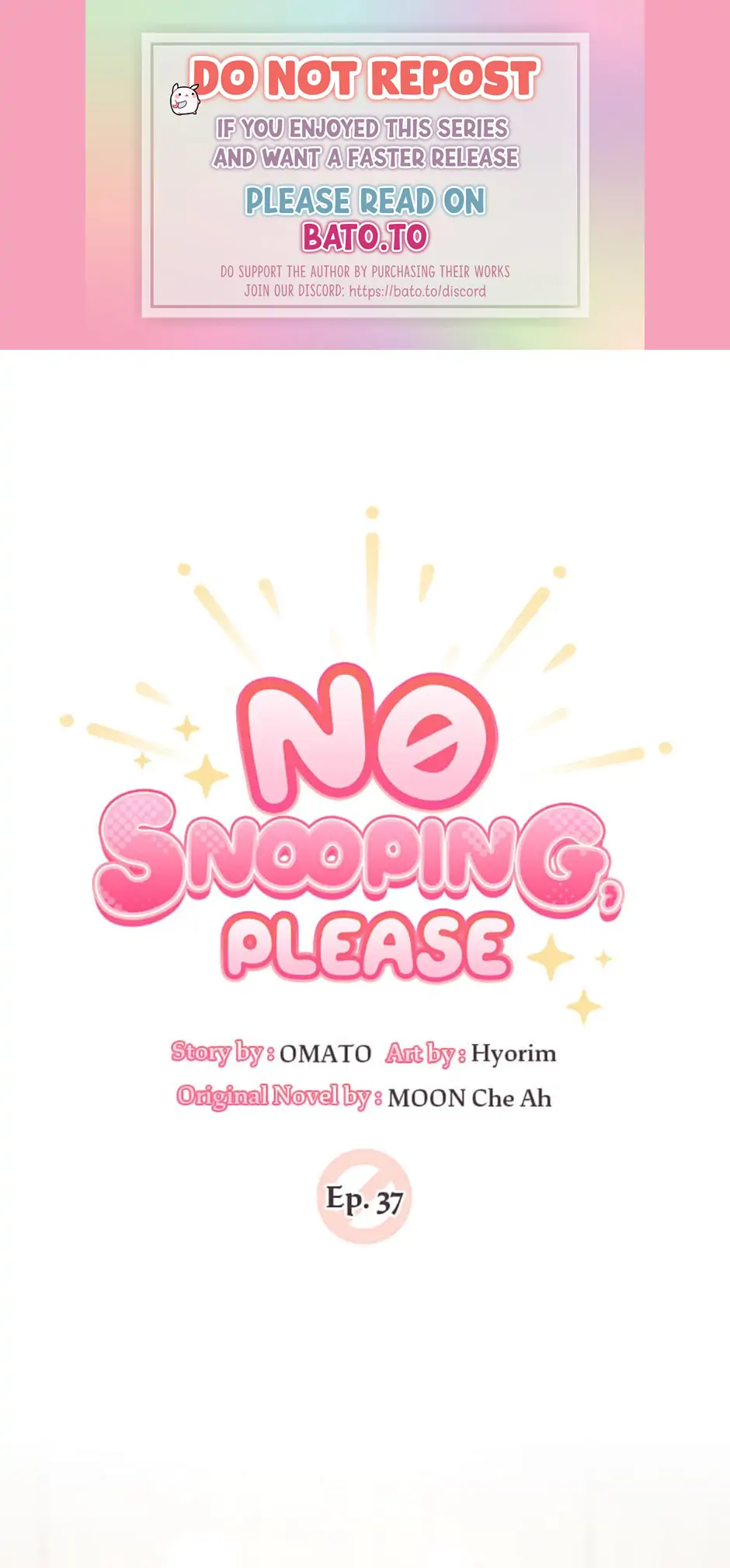 No Snooping, Please Chapter 37 - page 1
