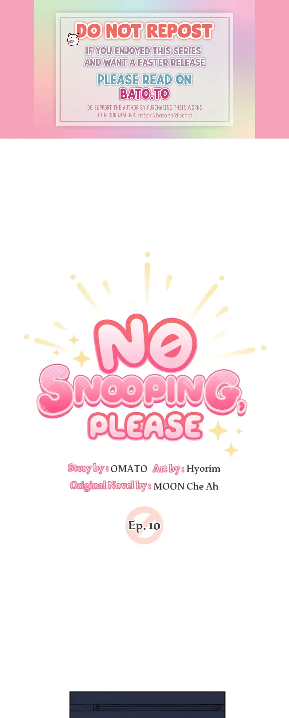 No Snooping, Please Chapter 10 - page 1