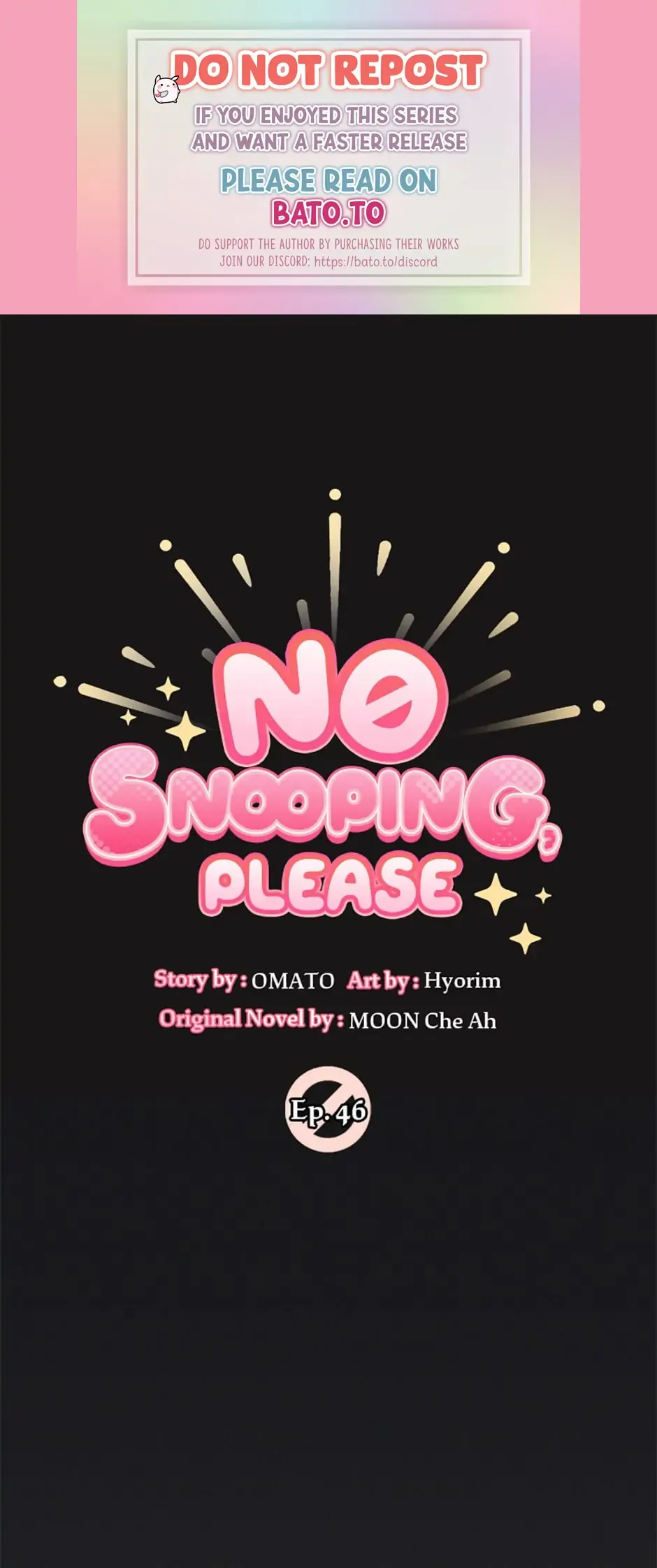 No Snooping, Please Chapter 46 - page 1