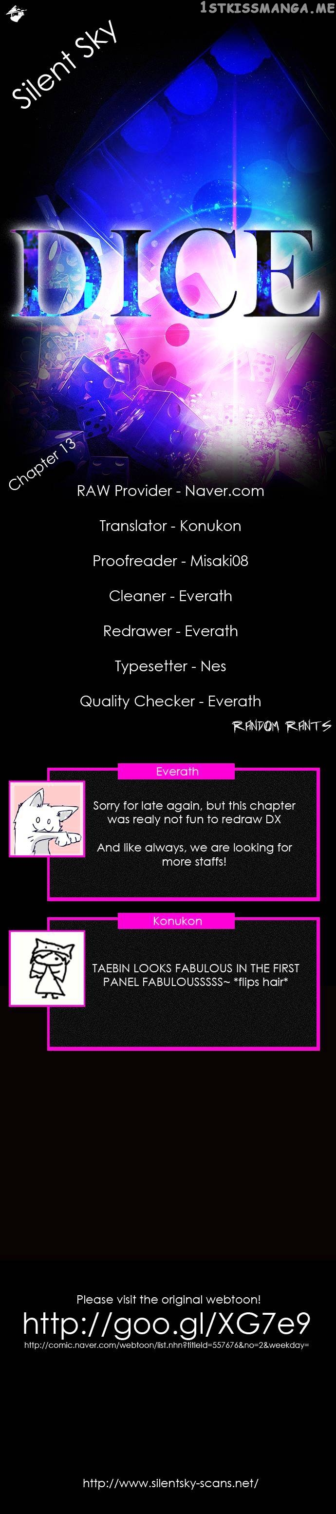 DICE: The Cube that Changes Everything chapter 13 - page 1