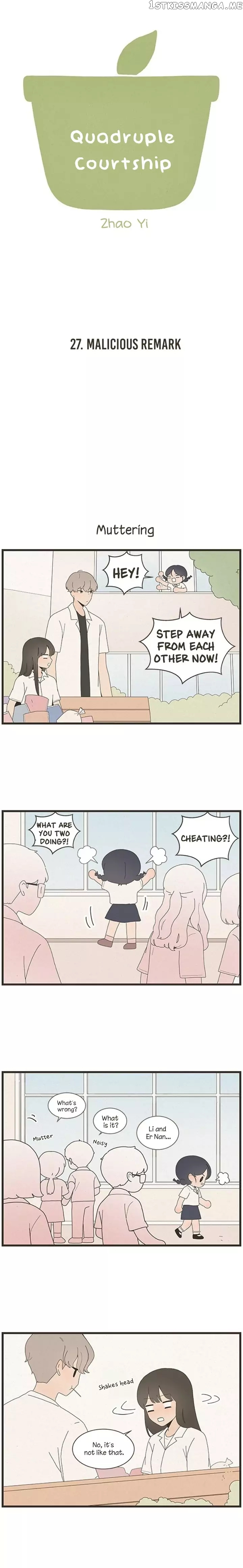 Quadruple Courtship chapter 27 - page 1