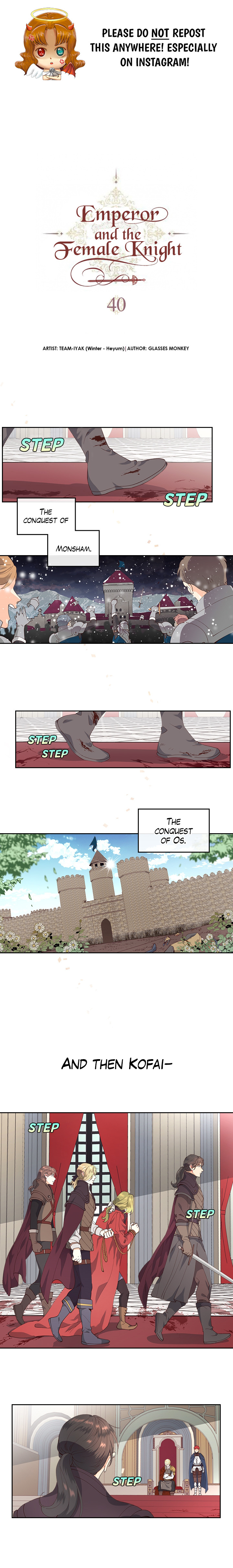 Emperor And The Female Knight chapter 40 - page 1