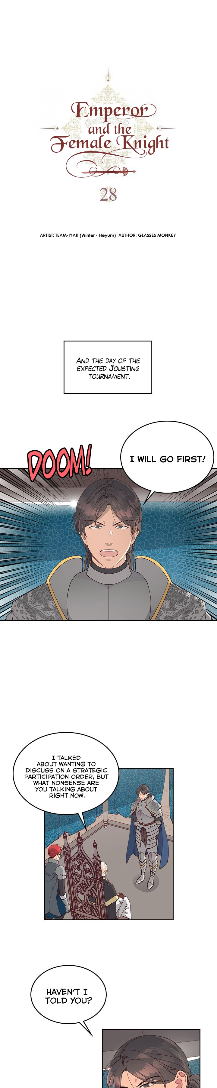 Emperor And The Female Knight chapter 28 - page 2