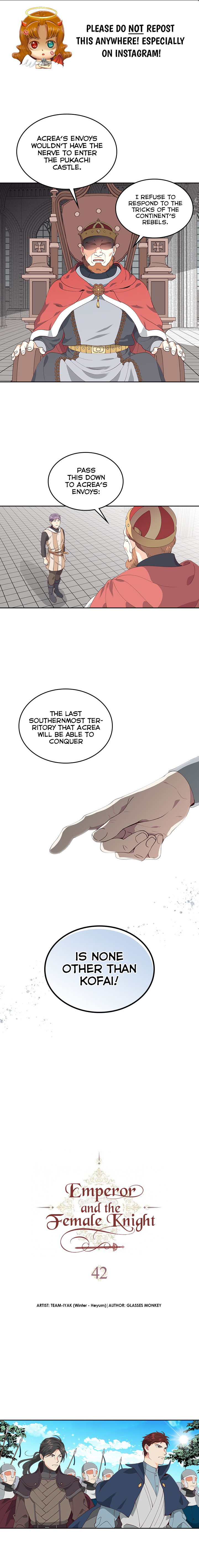 Emperor And The Female Knight chapter 42 - page 1