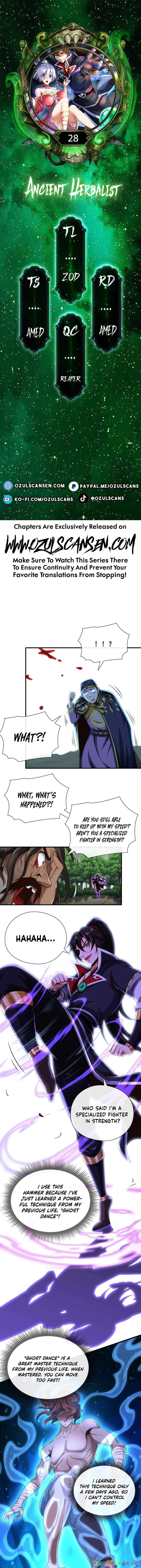 Ancient Herbalist Chapter 28 - page 1