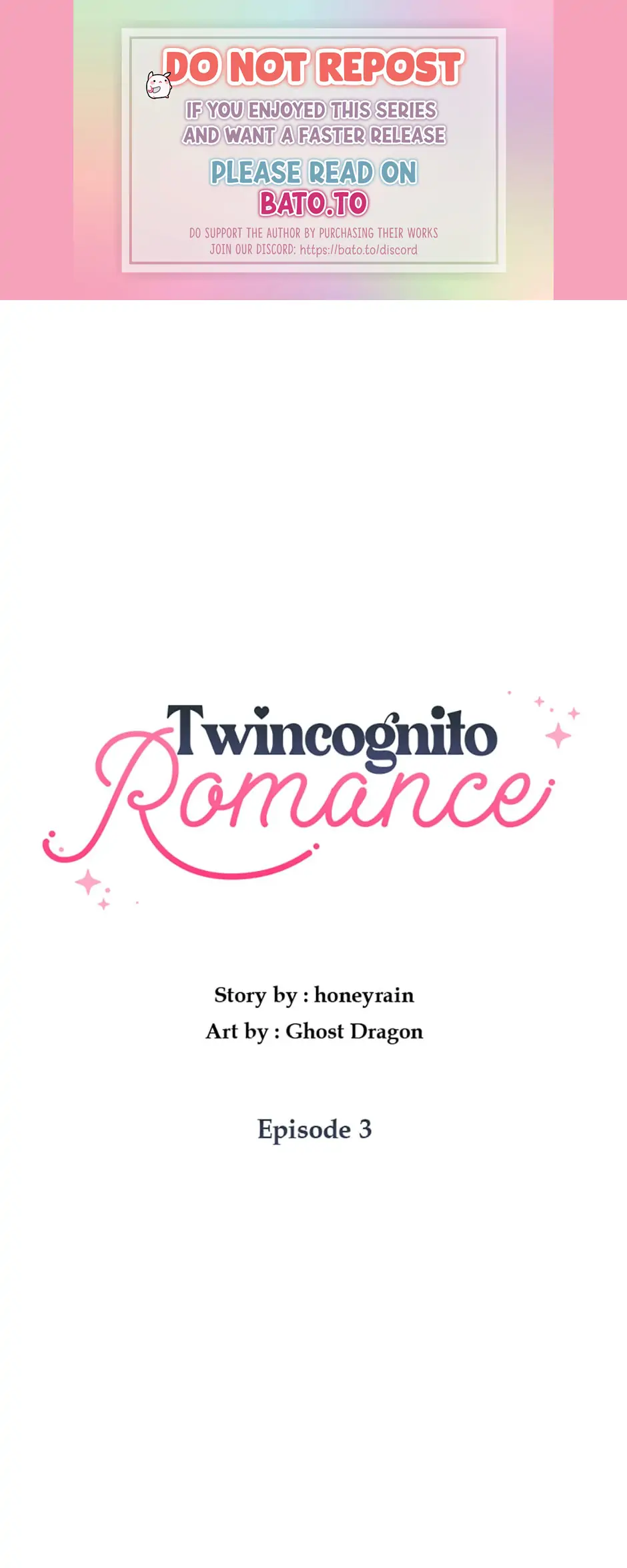 Twincognito Romance Chapter 3 - page 1