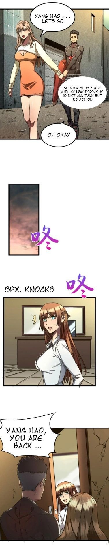 I am picking up attributes and items in last days Chapter 14 - page 11