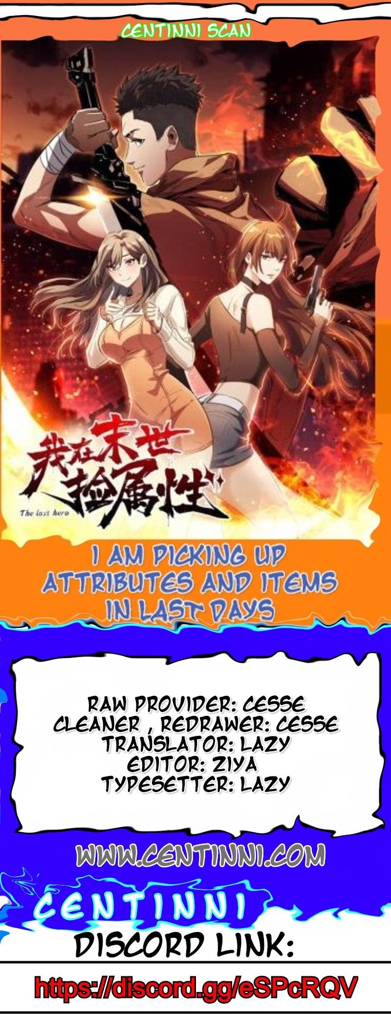 I am picking up attributes and items in last days Chapter 14 - page 4