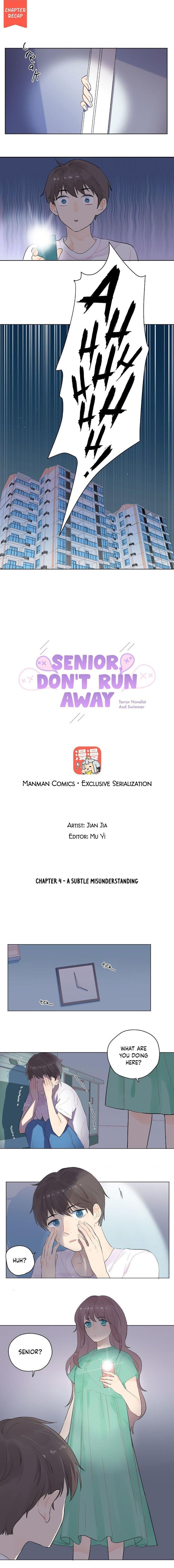 Senior, Don’t Run Away chapter 4 - page 1