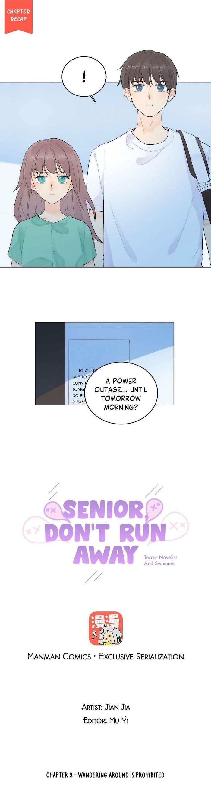 Senior, Don’t Run Away chapter 3 - page 1