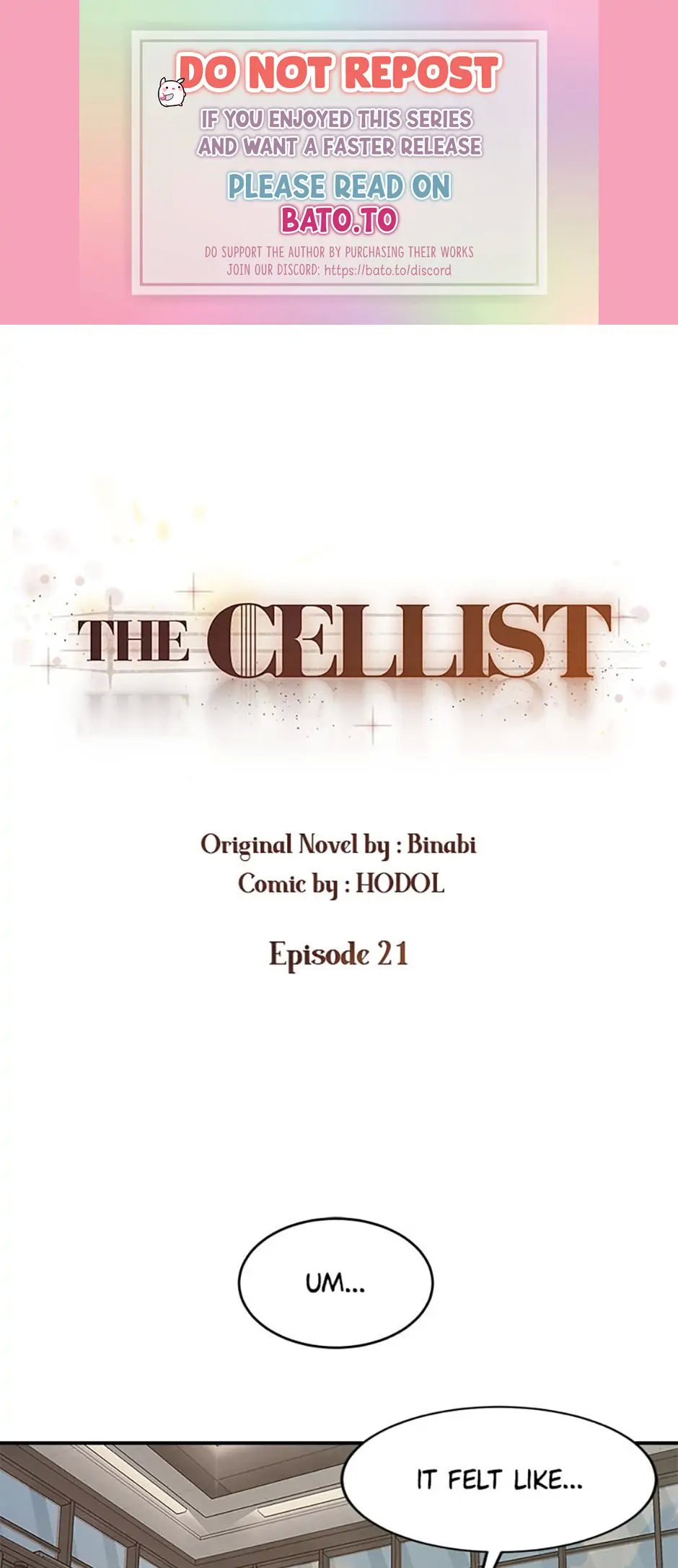 The Cellist chapter 21 - page 1