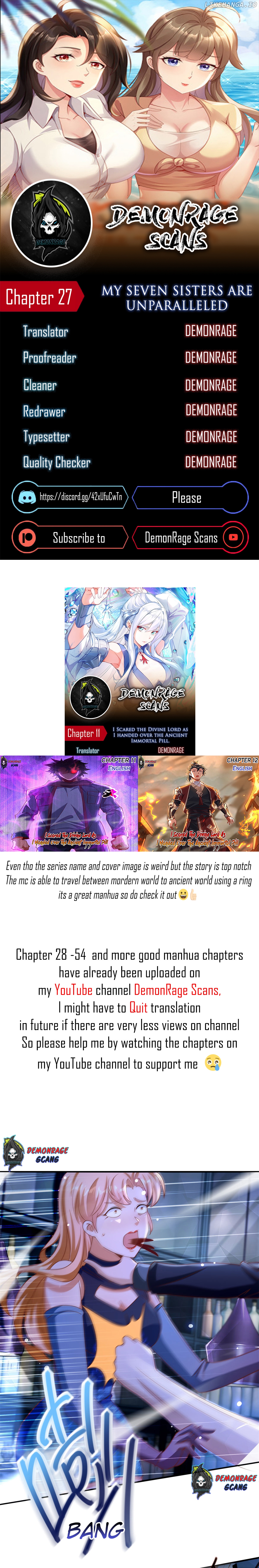 My Seven Sisters are Unparalleled Chapter 27 - page 1