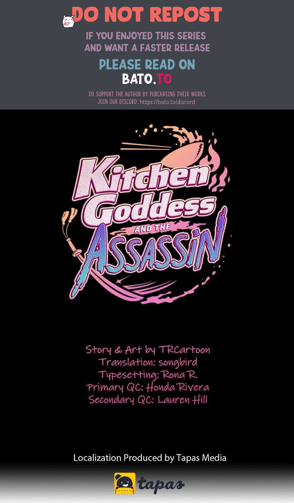 Kitchen Goddess and the Assassin chapter 25 - page 1