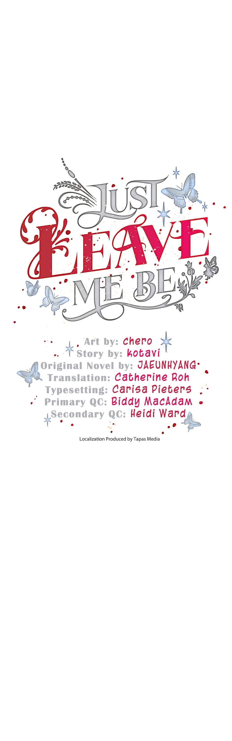 Just Leave Me Be chapter 86 - page 1