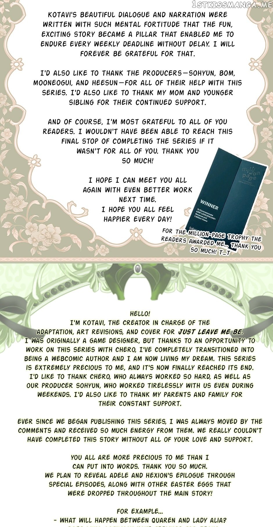 Just Leave Me Be Chapter 120 - page 46