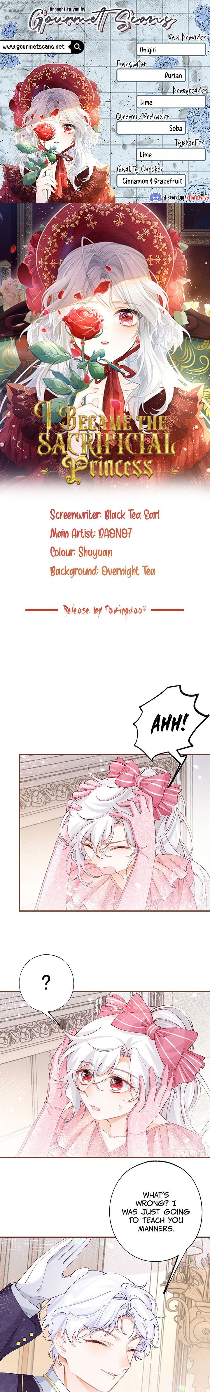 I Became the Sacrificial Princess Chapter 33 - page 1