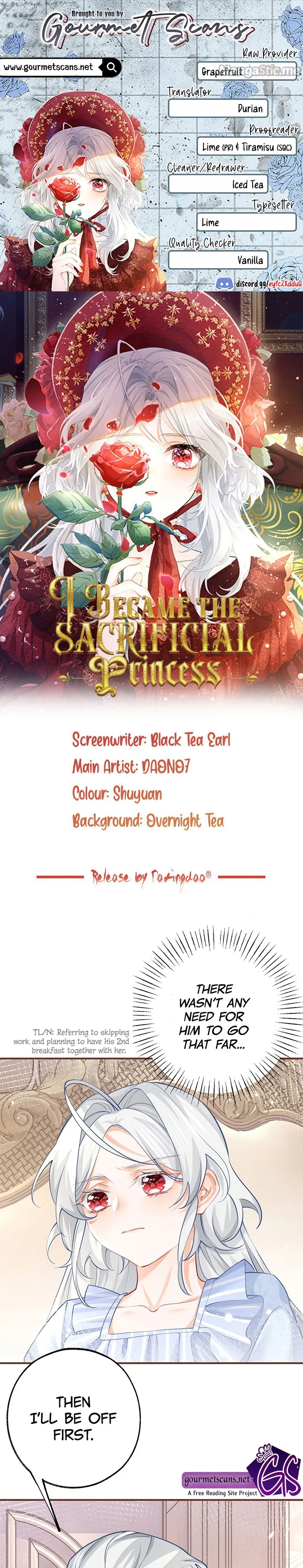 I Became the Sacrificial Princess Chapter 73 - page 1