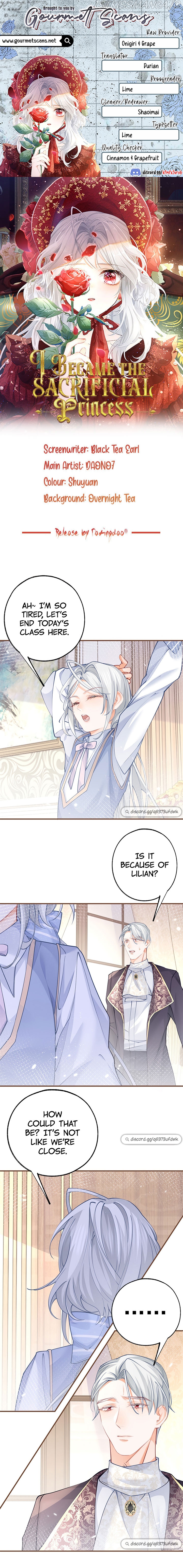 I Became the Sacrificial Princess Chapter 52 - page 1
