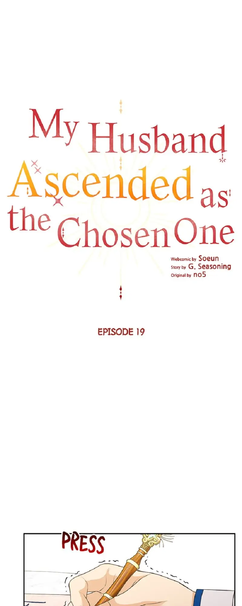 My Husband Ascended as the Chosen One Chapter 19 - page 1