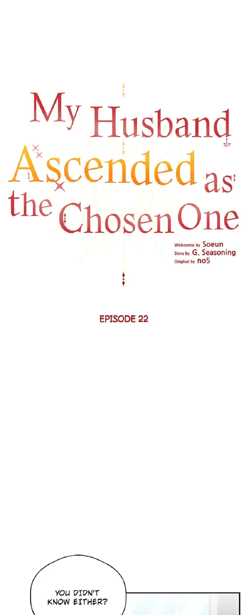 My Husband Ascended as the Chosen One Chapter 22 - page 2