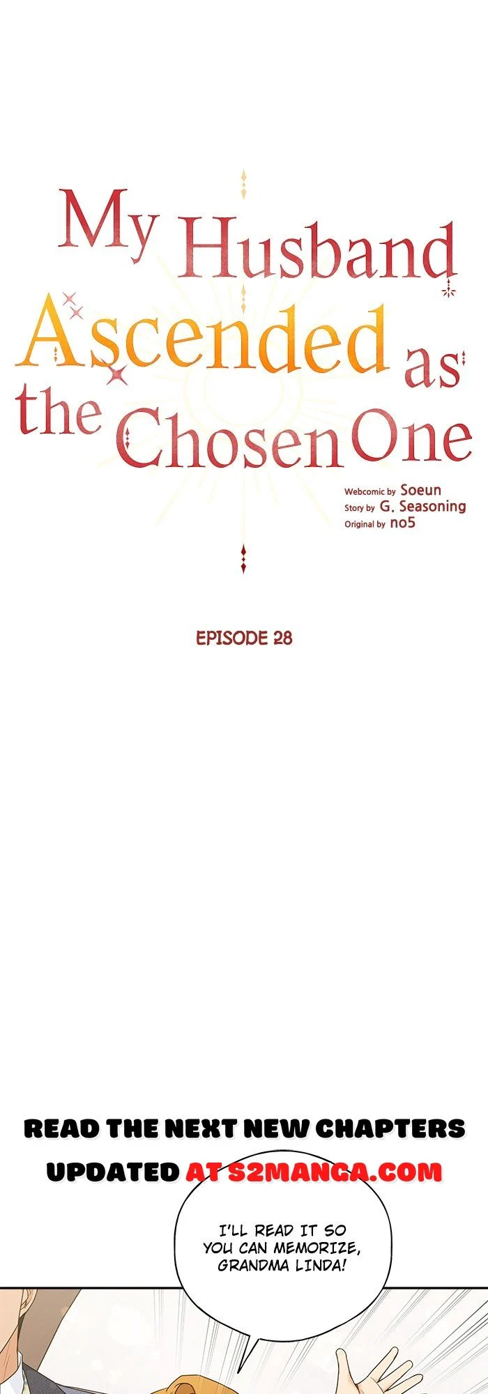 My Husband Ascended as the Chosen One Chapter 28 - page 1