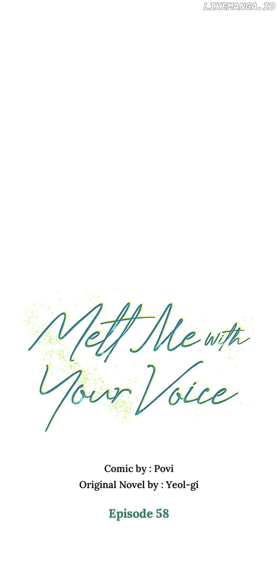 Melt Me With Your Voice Chapter 58 - page 22