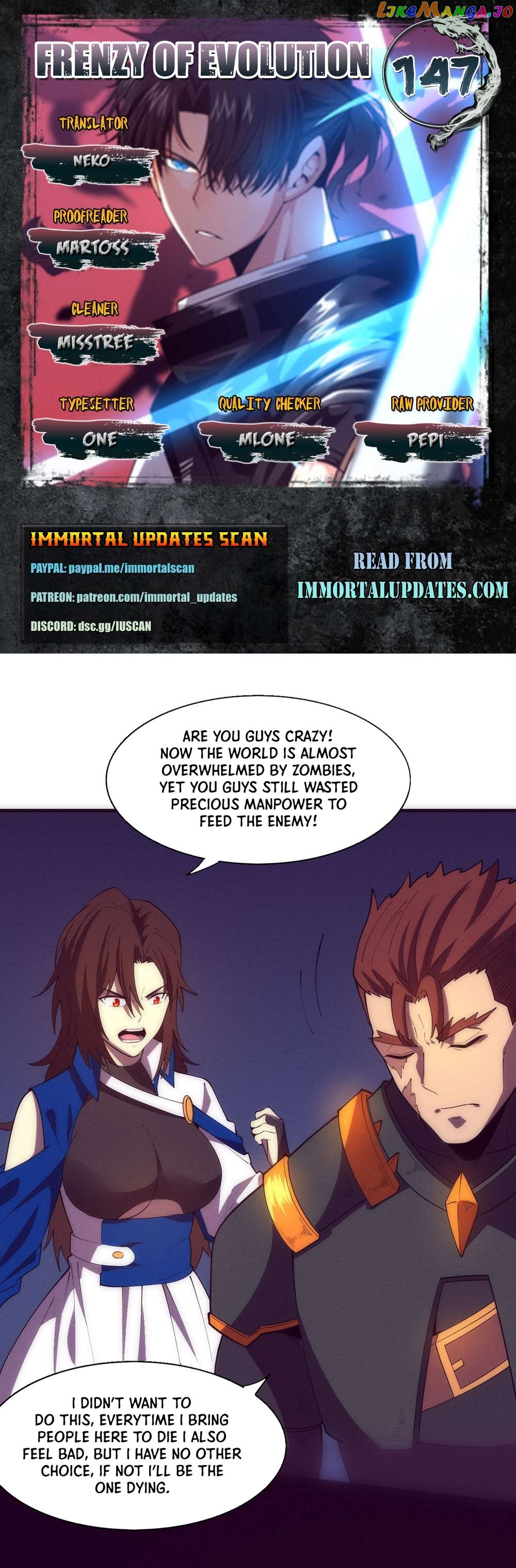 Evolution frenzy Chapter 147 - page 1