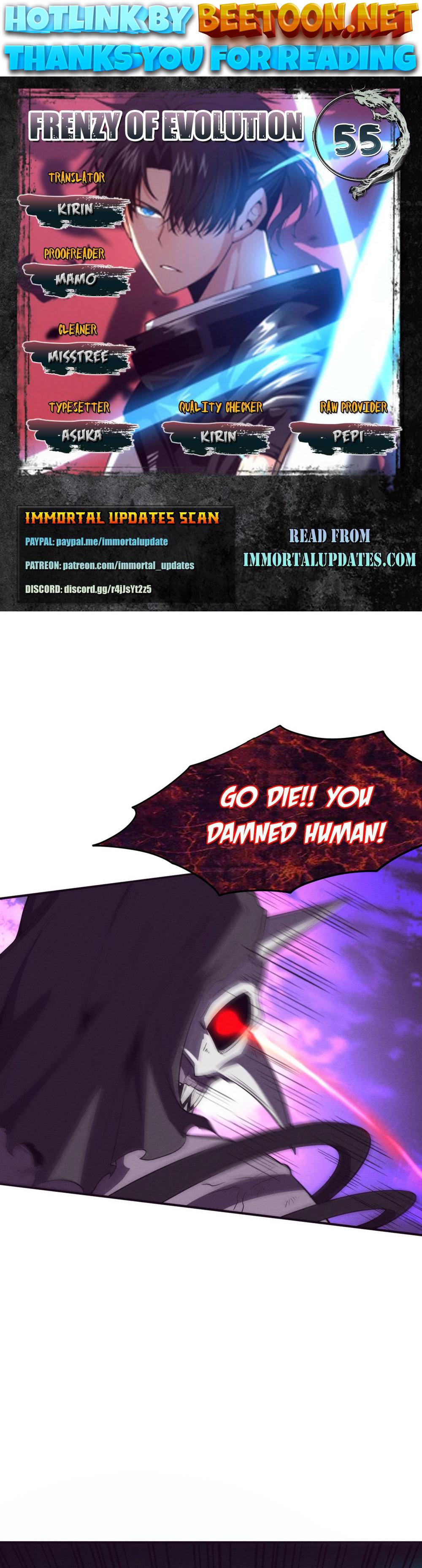 Evolution frenzy Chapter 55 - page 1