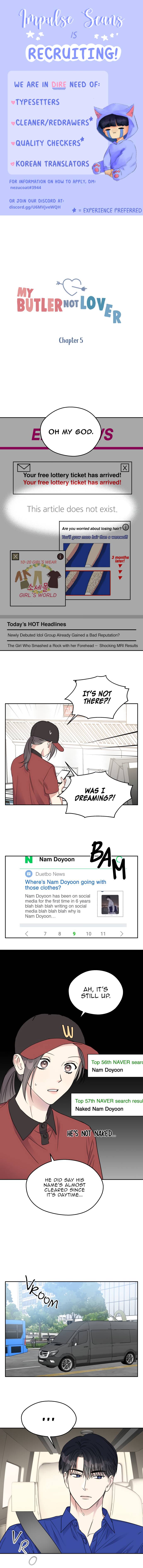 My Butler, Not Lover chapter 5 - page 1